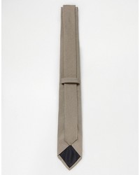 Мужской серый шерстяной галстук от Asos