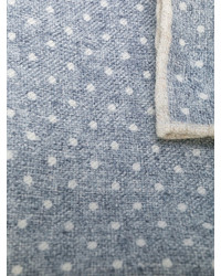 Серый шерстяной нагрудный платок в горошек от Eleventy