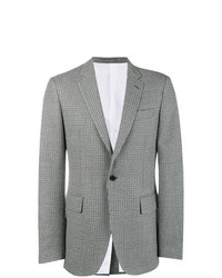 Мужской серый шерстяной пиджак в клетку от Calvin Klein 205W39nyc