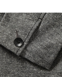Мужской серый шерстяной пиджак с узором "в ёлочку" от Rag and Bone