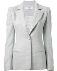 Женский серый шерстяной пиджак от Altuzarra