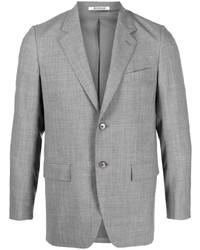 Мужской серый шерстяной пиджак от Auralee