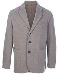 Мужской серый шерстяной пиджак от Barena