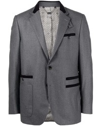 Мужской серый шерстяной пиджак от Billionaire