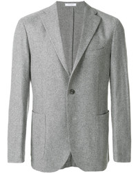 Мужской серый шерстяной пиджак от Boglioli