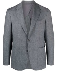 Мужской серый шерстяной пиджак от Canali