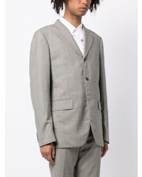 Мужской серый шерстяной пиджак от Comme des Garcons Homme Deux