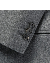 Мужской серый шерстяной пиджак от Caruso