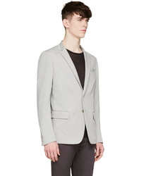 Мужской серый шерстяной пиджак от Diesel