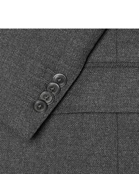 Мужской серый шерстяной пиджак от Hugo Boss