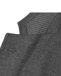 Мужской серый шерстяной пиджак от Hugo Boss