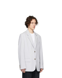 Мужской серый шерстяной пиджак от Joseph