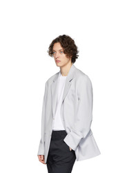 Мужской серый шерстяной пиджак от Joseph