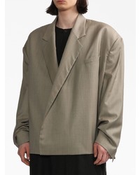 Мужской серый шерстяной пиджак от Hed Mayner