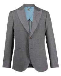 Мужской серый шерстяной пиджак от Maurizio Miri