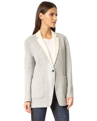 Женский серый шерстяной пиджак от Rag & Bone