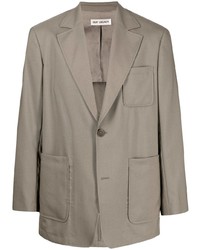 Мужской серый шерстяной пиджак от Our Legacy