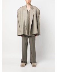 Мужской серый шерстяной пиджак от Hed Mayner