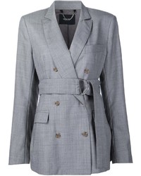 Женский серый шерстяной пиджак от Rachel Comey