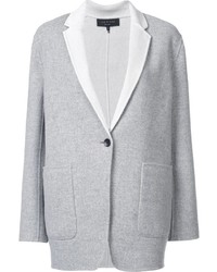 Женский серый шерстяной пиджак от Rag & Bone