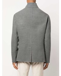 Мужской серый шерстяной пиджак от Brunello Cucinelli
