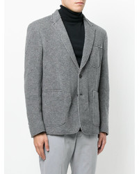 Мужской серый шерстяной пиджак от Dondup