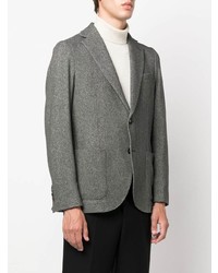 Мужской серый шерстяной пиджак от Circolo 1901