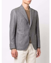 Мужской серый шерстяной пиджак от Tagliatore