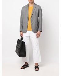 Мужской серый шерстяной пиджак от Barena