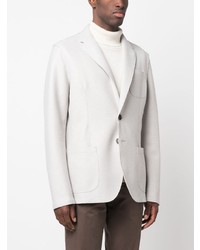 Мужской серый шерстяной пиджак от Herno