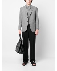 Мужской серый шерстяной пиджак от Auralee