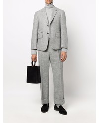 Мужской серый шерстяной пиджак от Thom Browne