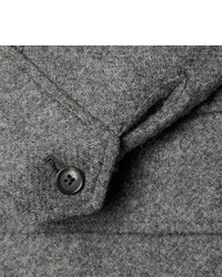Мужской серый шерстяной пиджак от Alexander McQueen