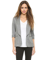 Женский серый шерстяной пиджак от Soft Joie