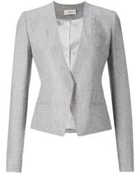 Женский серый шерстяной пиджак от Thierry Mugler
