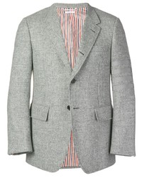 Мужской серый шерстяной пиджак от Thom Browne
