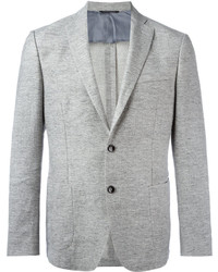 Мужской серый шерстяной пиджак от Tonello