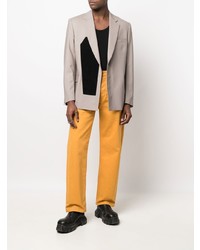 Мужской серый шерстяной пиджак от 424