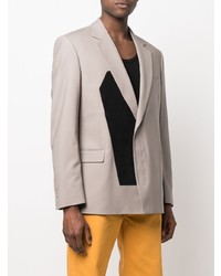 Мужской серый шерстяной пиджак от 424