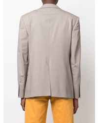 Мужской серый шерстяной пиджак от 424