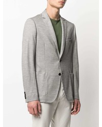 Мужской серый шерстяной пиджак от Tonello