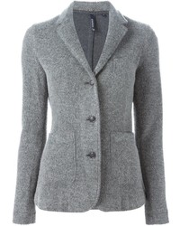 Женский серый шерстяной пиджак от Woolrich