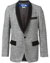 Мужской серый шерстяной пиджак