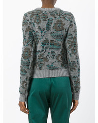 Женский серый шерстяной свитер от A.F.Vandevorst