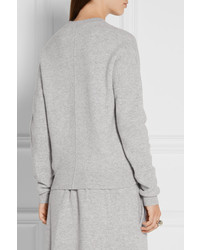 Женский серый шерстяной свитер от Joseph