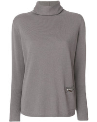 Женский серый шерстяной свитер от Fabiana Filippi