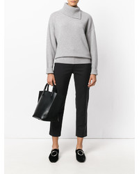 Женский серый шерстяной свитер от Joseph