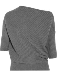 Женский серый шерстяной свитер от J.W.Anderson