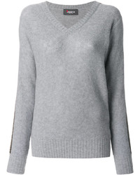 Женский серый шерстяной свитер от Jo No Fui