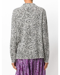 Женский серый шерстяной свитер от Christian Wijnants